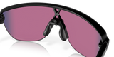 Oakley Corridor Rectangular Men Sunglasses - Front view, showcasing semi-rimless shield design and Unobtainium features