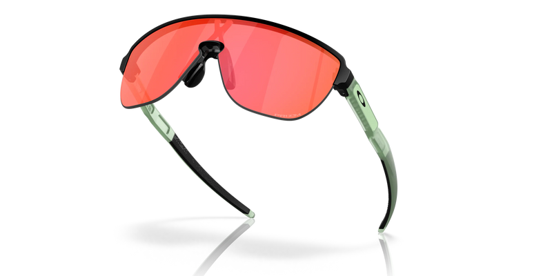 Oakley Corridor Rectangular Men Sunglasses - Front view, showcasing semi-rimless shield design and Unobtainium features
