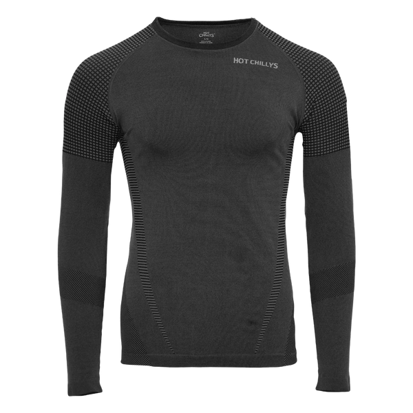 Hot Chillys Men 3D Knit Crew Midweight Body Fit Base Layer