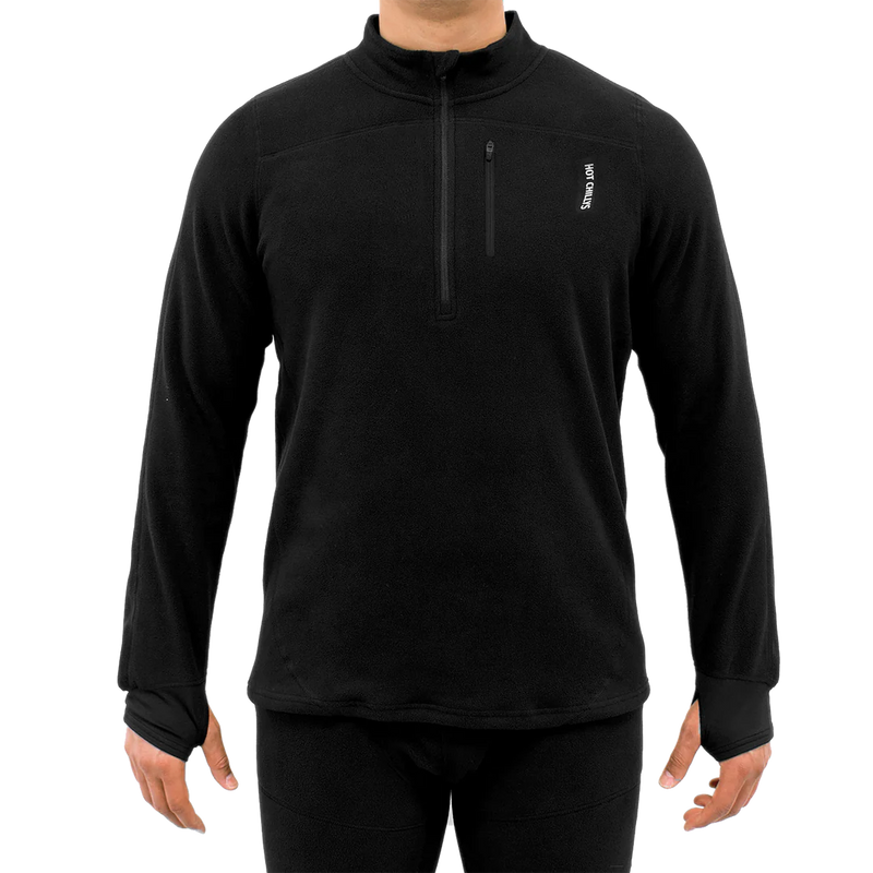 Hot Chillys Men La Montana Zip-T Heavyweight Active Fit Base Layer