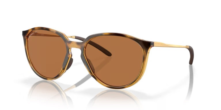 Oakley Sielo Women Round Lifestyle Sunglasses Polish Brown Tortoise