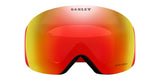 Oakley Flight Deck L Unisex Winter Ski Snow Goggles red Torch Len