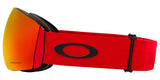 Oakley Flight Deck L Unisex Winter Ski Snow Goggles Torch Red Left