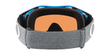 Oakley Airbrake Unisex MTB Goggles - Front view, showcasing Factory Lite Vent mesh for airflow and protection
