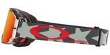 Oakley Airbrake Unisex MTB Goggles - Front view, showcasing Factory Lite Vent mesh for airflow and protection