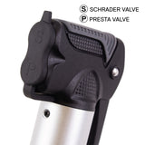Serfas LS-2D Little Stick Dual Head Mini Pump Unisex Bike Pump