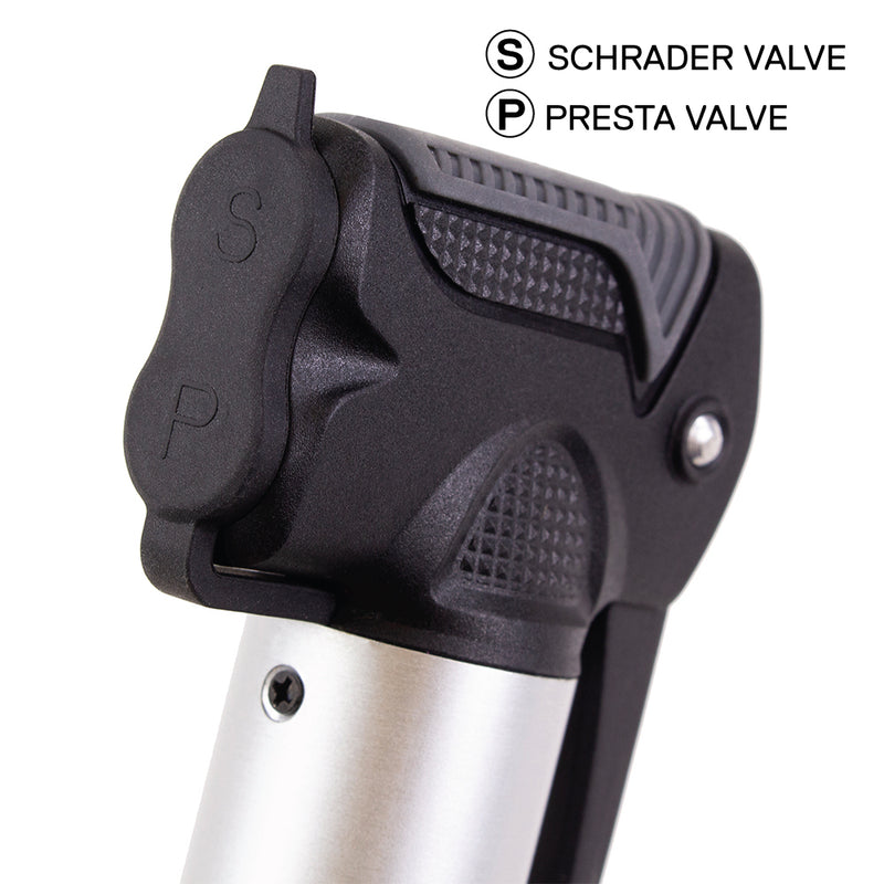 Serfas LS-2D Little Stick Dual Head Mini Pump Unisex Bike Pump