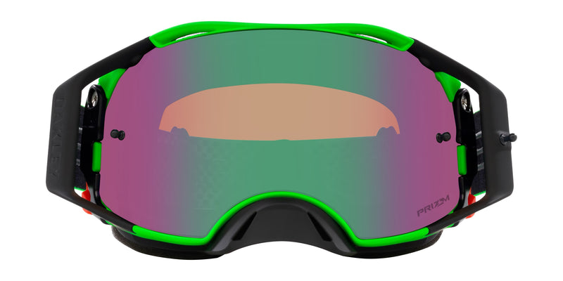 Oakley Airbreak MX Bike Prizm Mx Jade Iridium Lenses, Moto Green Strap