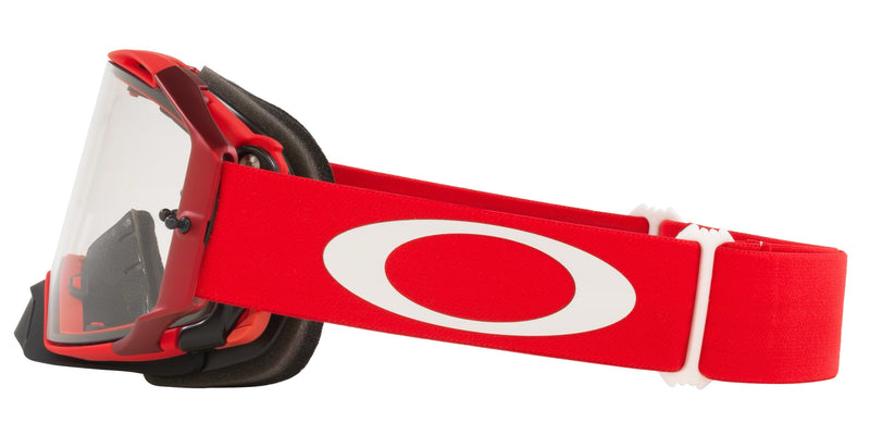 Oakley Airbrake MX Dirt Bike Red Clear Len 3