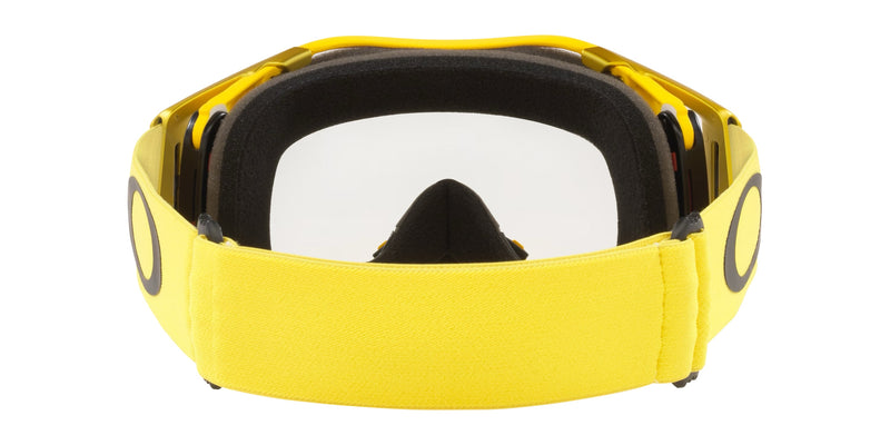 Oakley Airbreak MX Bike Clear Lenses, Moto Yellow Strap