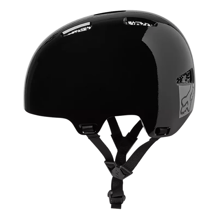 Fox Racing Flight Pro Men MTB Helmet - MIPS Technology and Comfort Liners Black Left