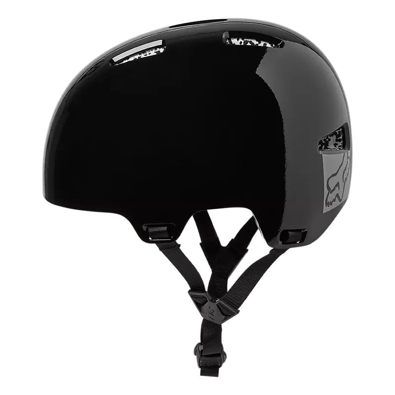 Fox Racing Flight Pro Men MTB Helmet - MIPS Technology and Comfort Liners Black Left