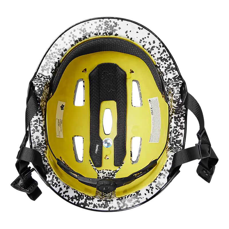 Fox Racing Flight Pro Men MTB Helmet - MIPS Technology and Comfort Liners Black Bottom
