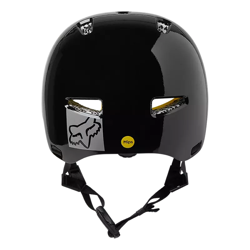 Fox Racing Flight Pro Men MTB Helmet - MIPS Technology and Comfort Liners Black Back