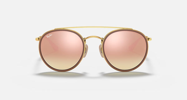 Ray-Ban RB3647N Double Bridge Round Sunglasses