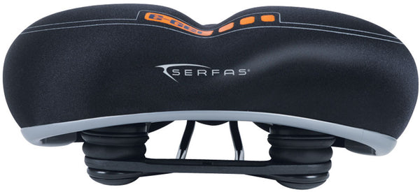 Serfas E-Gel Cruiser Elastomer Unisex Bike Saddle