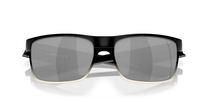 Oakley TwoFace Square Men Sunglasses - Lightweight and Durable Design Matte Black/ Chrome Iridium