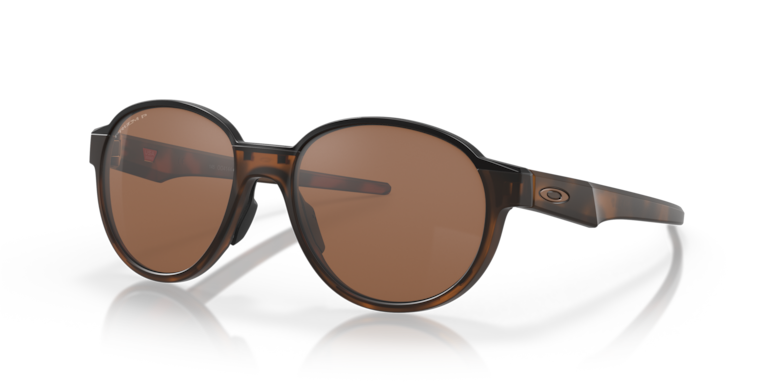 Oakley Coinflip Round Men Lifestyle Sunglasses with Prizm Polarized Lenses Matte Brown Tortoise
