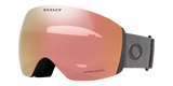 Oakley Flight Deck L Unisex Winter Ski Snow Goggles Grey Pink