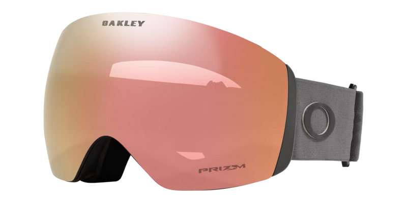 Oakley Flight Deck L Unisex Winter Ski Snow Goggles Grey Pink