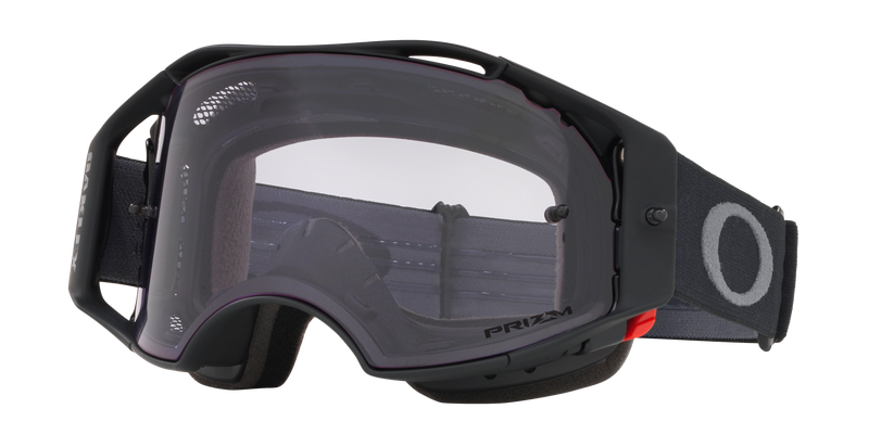 Oakley Airbrake Unisex MTB Goggles - Front view, showcasing Factory Lite Vent mesh for airflow and protection