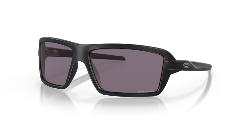 Oakley Cables Rectangular Men Lifestyle Sunglasses with Prizm Lens Matte Black