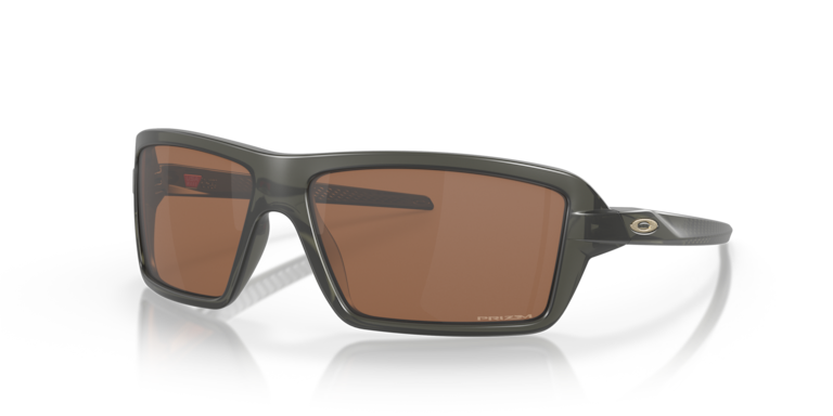 Oakley Cables Rectangular Men Lifestyle Sunglasses with Prizm Lens Matte Grey Smoke