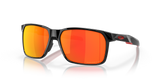 Oakley Portal X Men Lifestyle Sunglasses with Prizm Optics Polish Black On Red