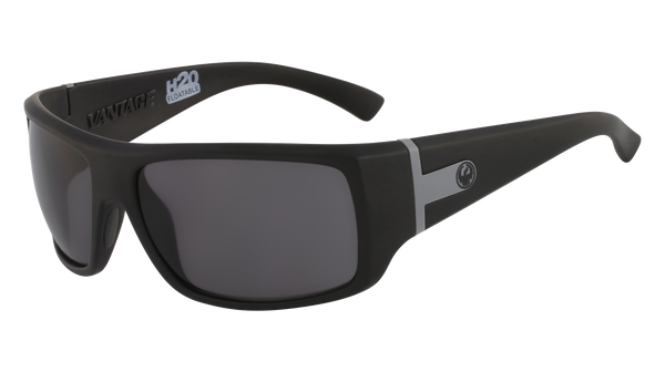 Dragon Alliance Vantage LL H2O Sunglasses, Matte Black H2O  Frame LL Smoke Polar Lens