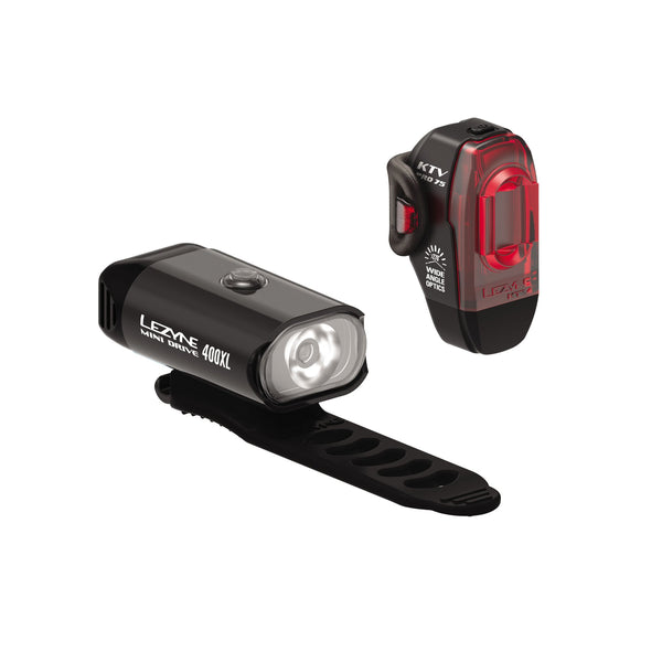 Lezyne Mini Drive 400XL Light Set / KTV Pro