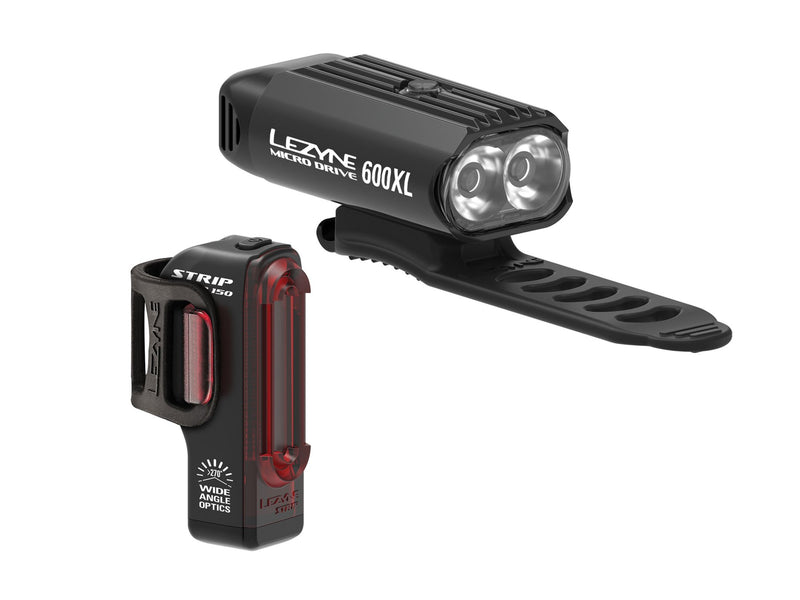 Lezyne Micro Drive 600XL Light Set/ Strip