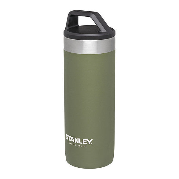 Stanley Master Unbreakable Packable Vacuum Mug 18 ounces (Olive Drab) 10-02661-010 Insulated Ice Drinks Hot Long Duration Long-lasting Travel Handsfree Leak-proof BPA-Free Stainless Steel