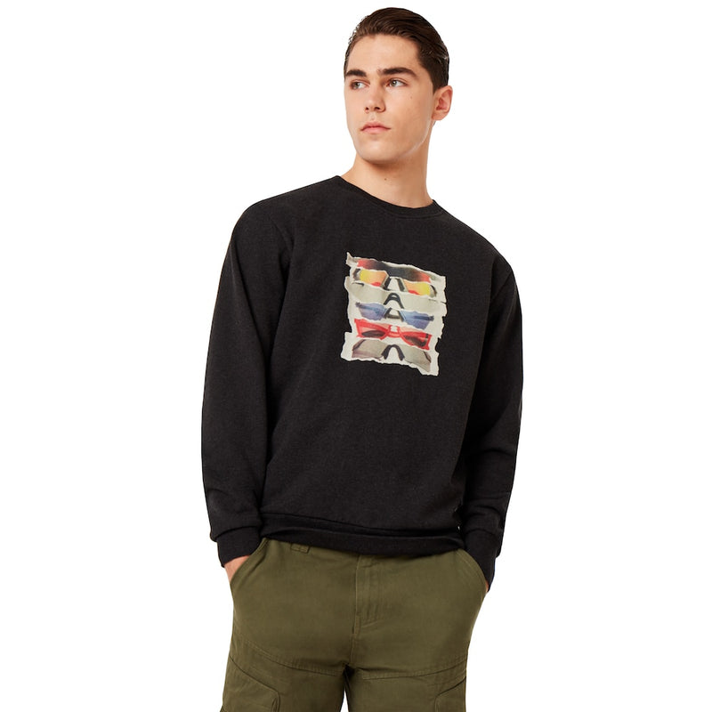 Oakley Sunglass Print Crewneck Men Lifestyle Sweatshirt