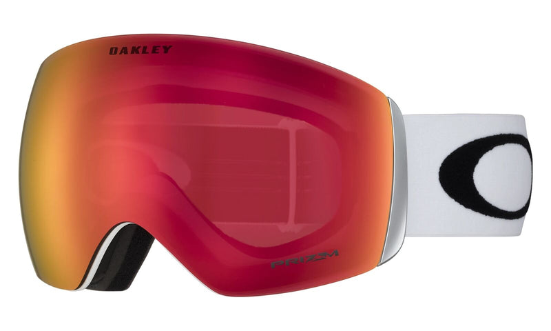 Oakley Flight Deck L Unisex Winter Ski Snow Goggles White Red