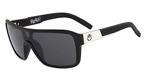 Dragon Alliance Remix LL Sunglasses, Black Frame LL Smoke Lens