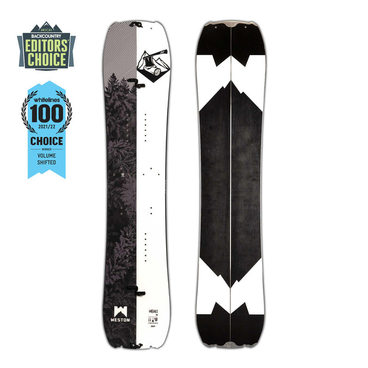 Weston Hatchet Powder Freestyle Splitboard 2023 with Twin Powder Camber Profile