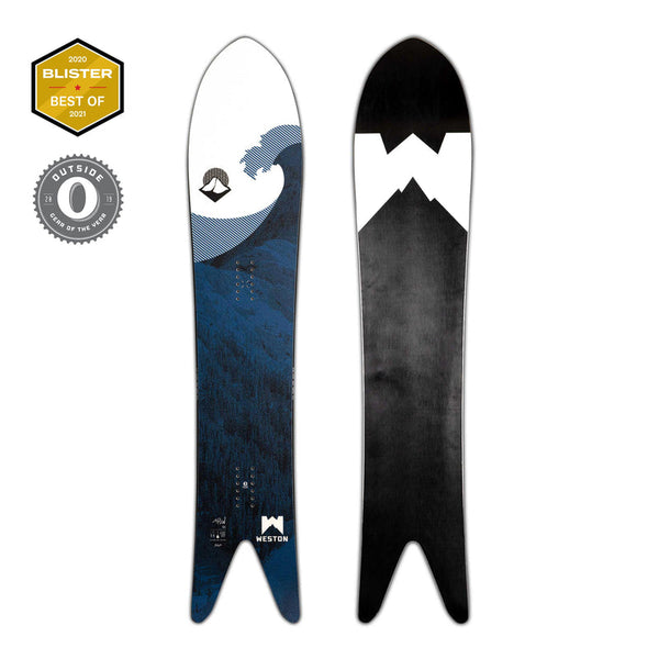 Weston Japow Powder All Mountain Fishtail Snowboards 2023