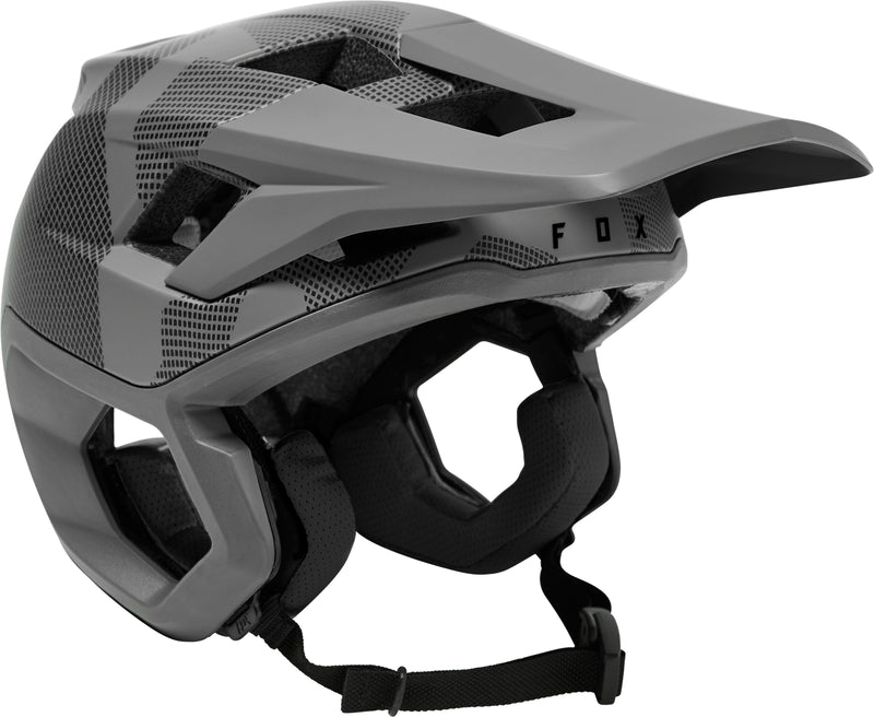 Fox Racing Dropframe Pro Camo Unisex MTB Helmet Grey Camo Hero