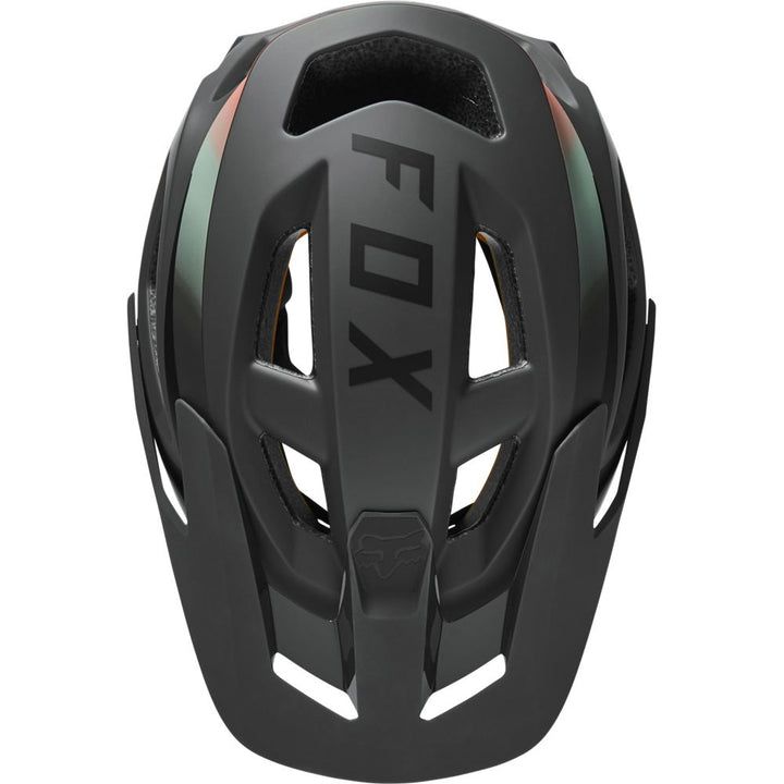 "Fox Racing Unisex Speedframe Vinish Helmet - Adjustable Visor and 360-degree Fit System"