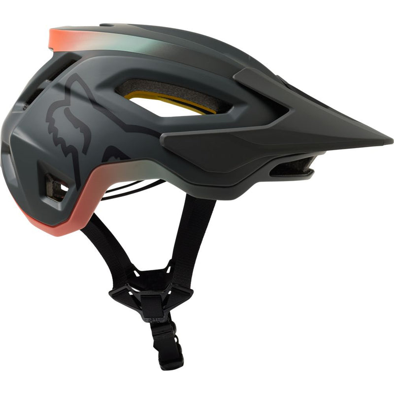 "Fox Racing Unisex Speedframe Vinish Helmet - Adjustable Visor and 360-degree Fit System"