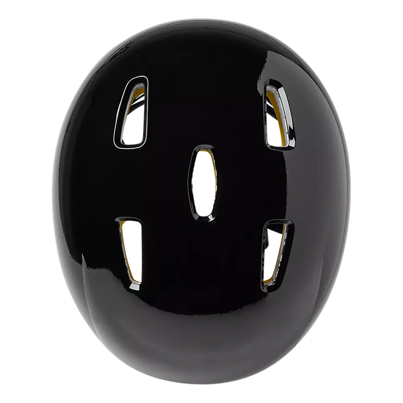 Fox Racing Unisex Flight Pro Helmet - Front view, showcasing MIPS technology and 360 fit system Black 4