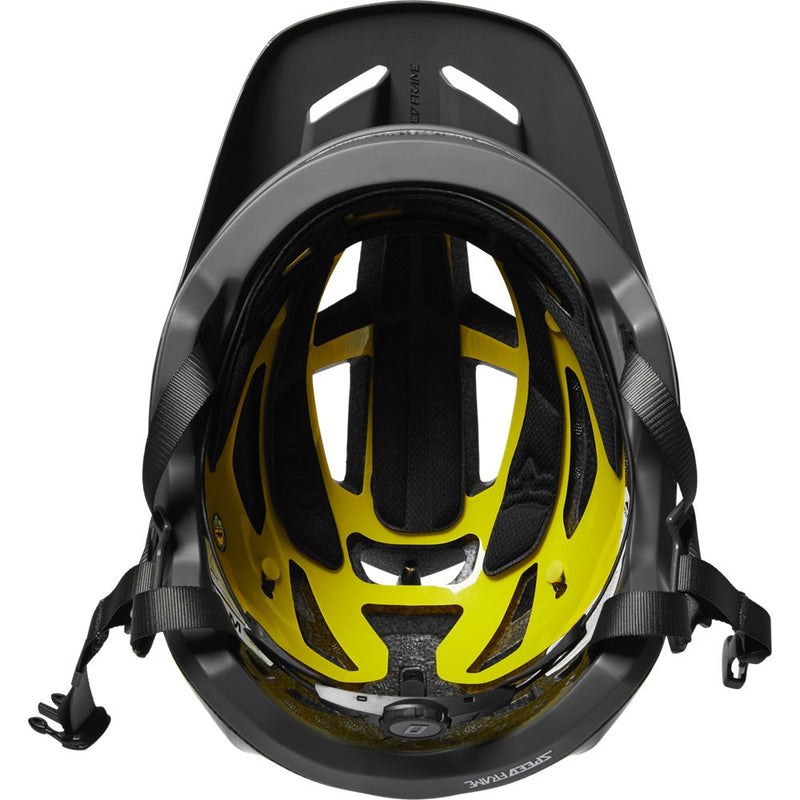 Fox Speedframe Camo MTB Helmet - Essential Open-Face Performance Grey CCamo Bottom