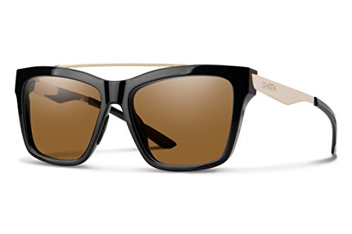 Smith The Runaround Chroma Pop Polarized Sunglasses, Black Frame ChromaPop Polarized Brown Lens