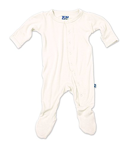 Kickee Pants Solid Footie with Snaps