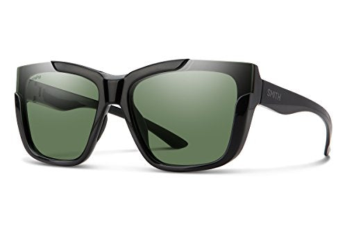 Smith Dreamline Chroma Pop Polarized Sunglasses, Black, Black Frame ChromaPop Polarized Grey Green Lens