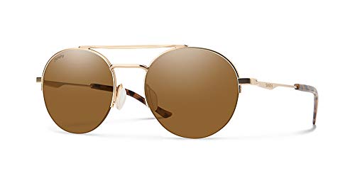 Smith Transporter ChromaPop Polarized Sunglasses, Matte Gold Frame ChromaPop Polarized Brown Lens