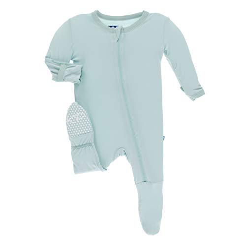 KicKee Pants Bamboo Solid Footie with Zipper