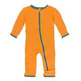 KicKee Pants Bamboo Solid Coverall with Zipper