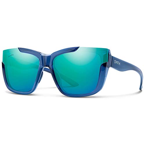 Smith Optics Dreamline ChromaPop Polarized Sunglasses, Sapphire Frame ChromaPop Opal Mirror Lens