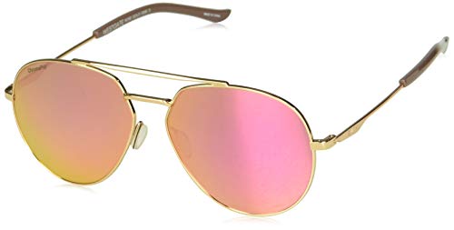 Smith Westgate Chroma Pop Polarized Sunglasses, Rose Gold Frame ChromaPop Rose Gold Mirror Lens